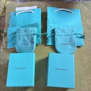 Tiffany & Co. Iconic Blue Boxes and Bags